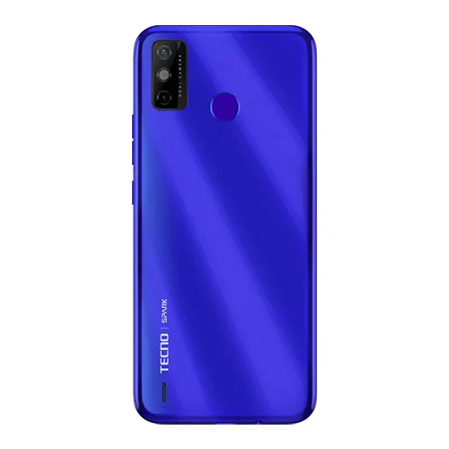 Tecno Spark Go 2020 Back Display Aqua Blue