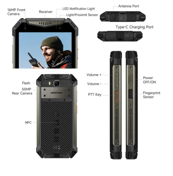 Ulefone Power Armor 20WT 20GB RAM + 256GB